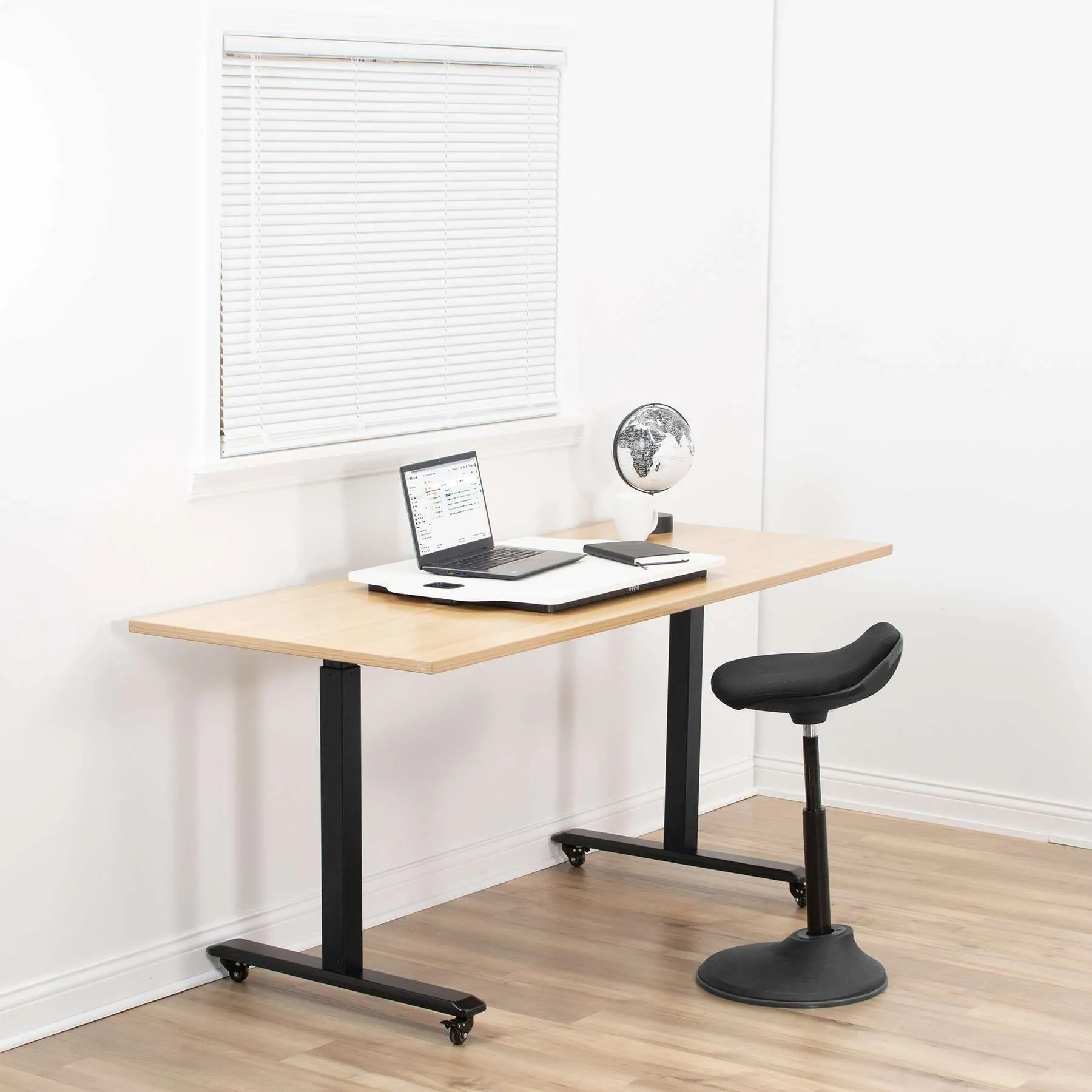 VIVO 27" Single Top Desk Riser, DESK-V000H, DESK-V000HB
