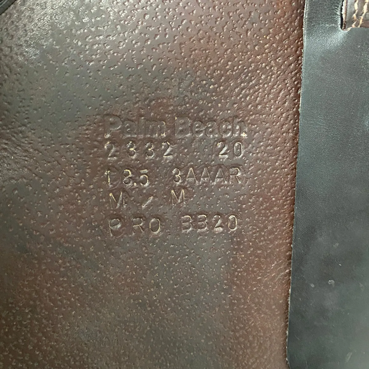 Voltaire 2020 Palm Beach Saddle in Chocolate - 18.5"