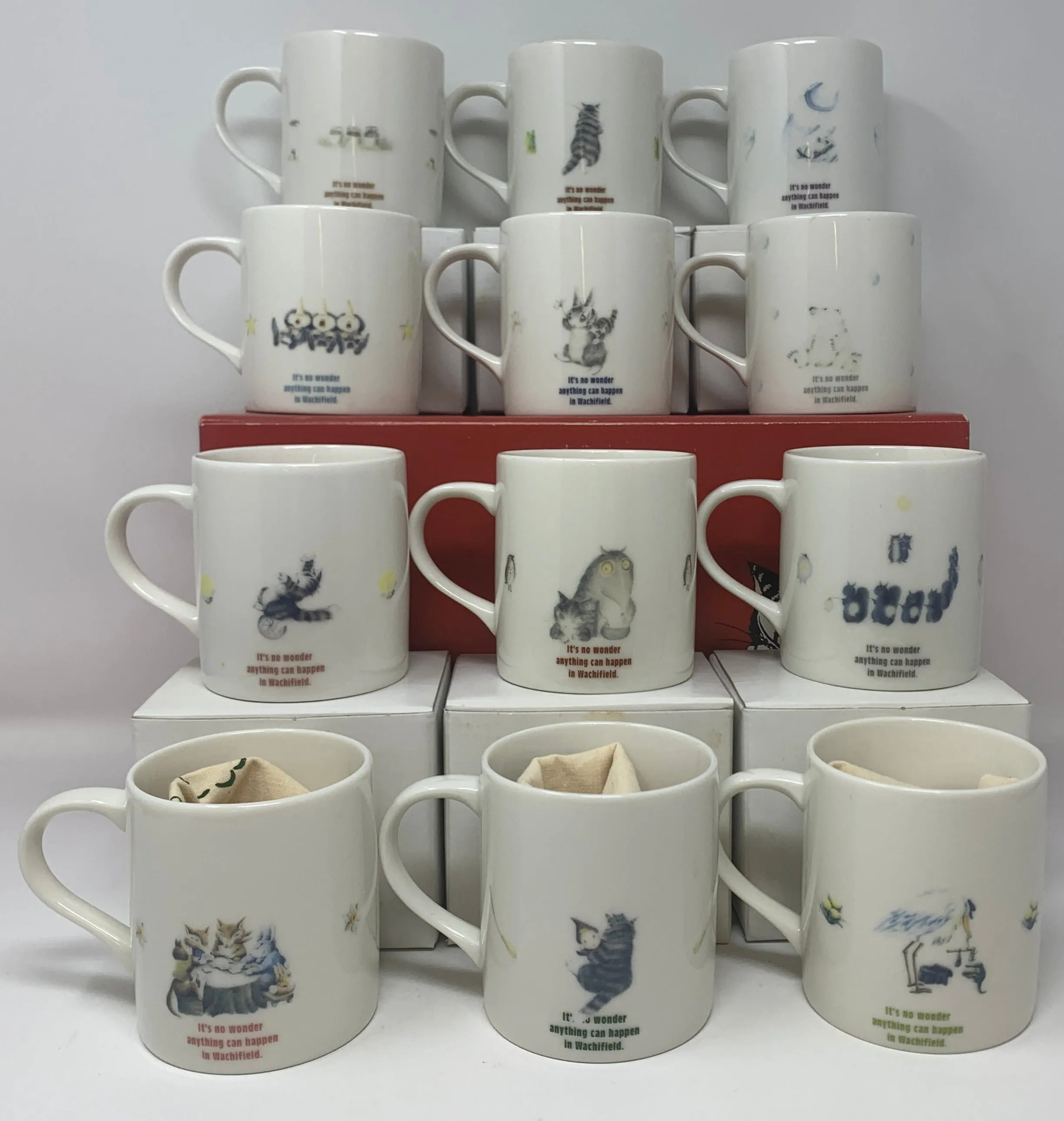 Wachifield Ceramic Mug Dayan's Collection 2001 Limited Edition Box Set