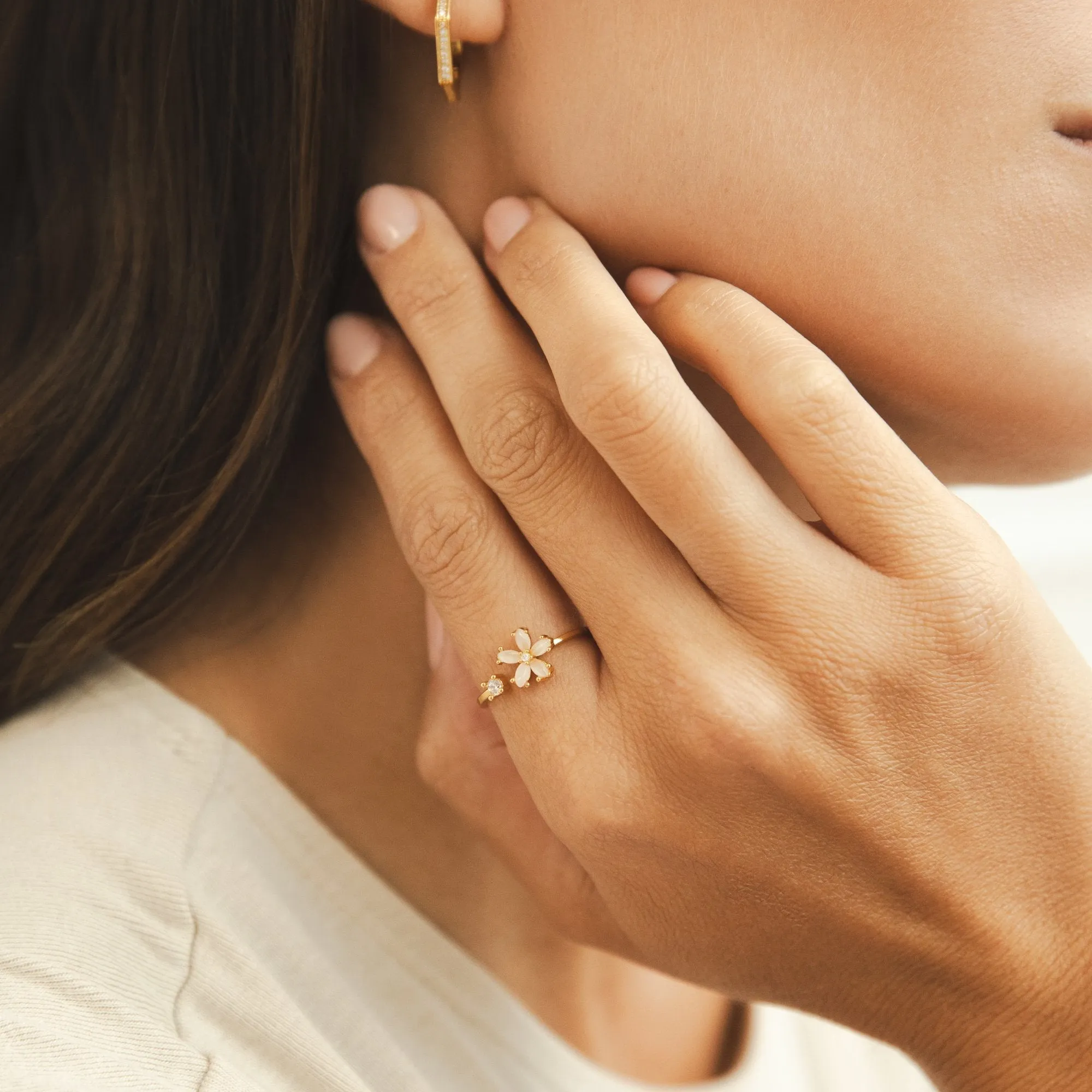 Wildflower Crystal Ring