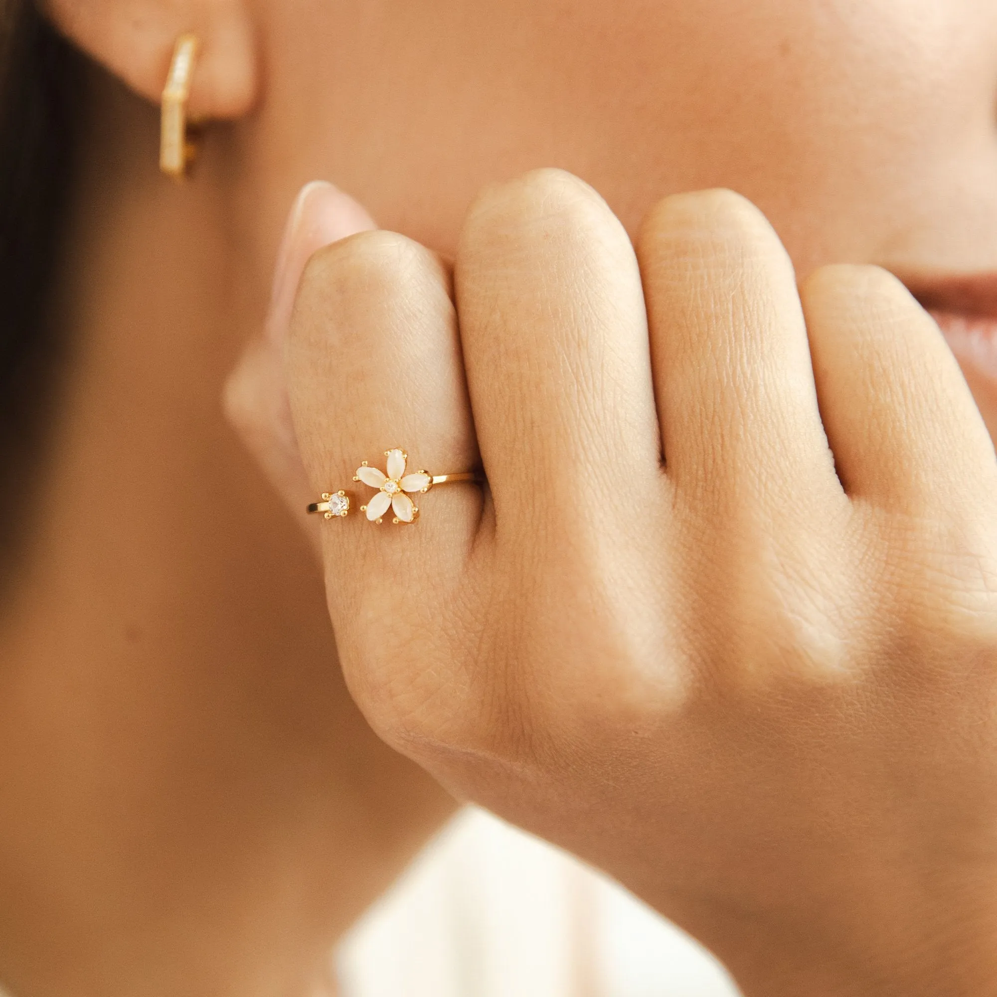Wildflower Crystal Ring