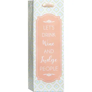 Wine and Judge Bottle Bag