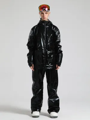 Women's Black Dazzling Ski Suit