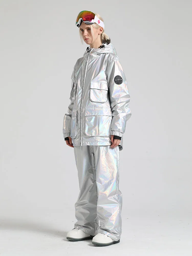 Women's Black Dazzling Ski Suit