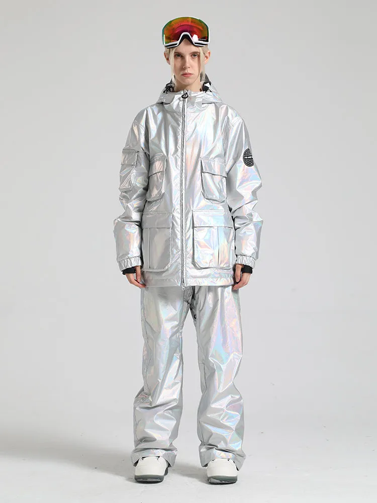 Women's Black Dazzling Ski Suit