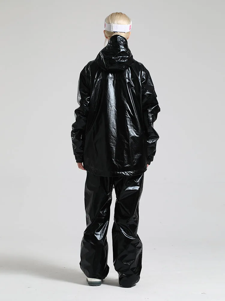 Women's Black Dazzling Ski Suit
