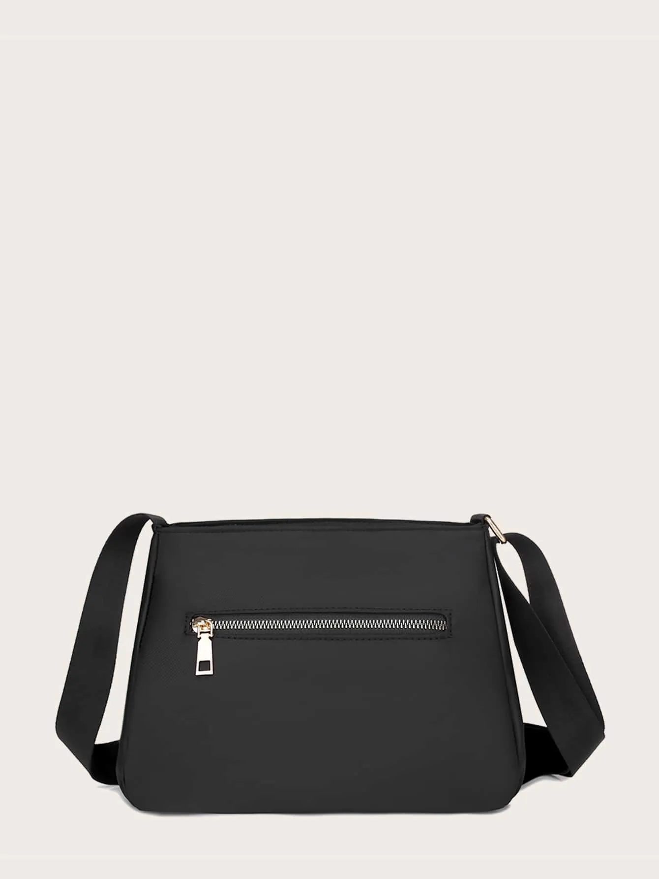 Zip Front Crossbody Bag